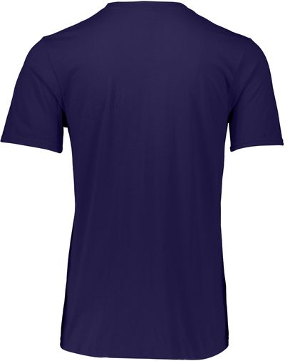 Am image of a Custom Russell Athletic Essential Tee in Purple!