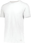 Am image of a Custom Russell Athletic Essential Tee in White!