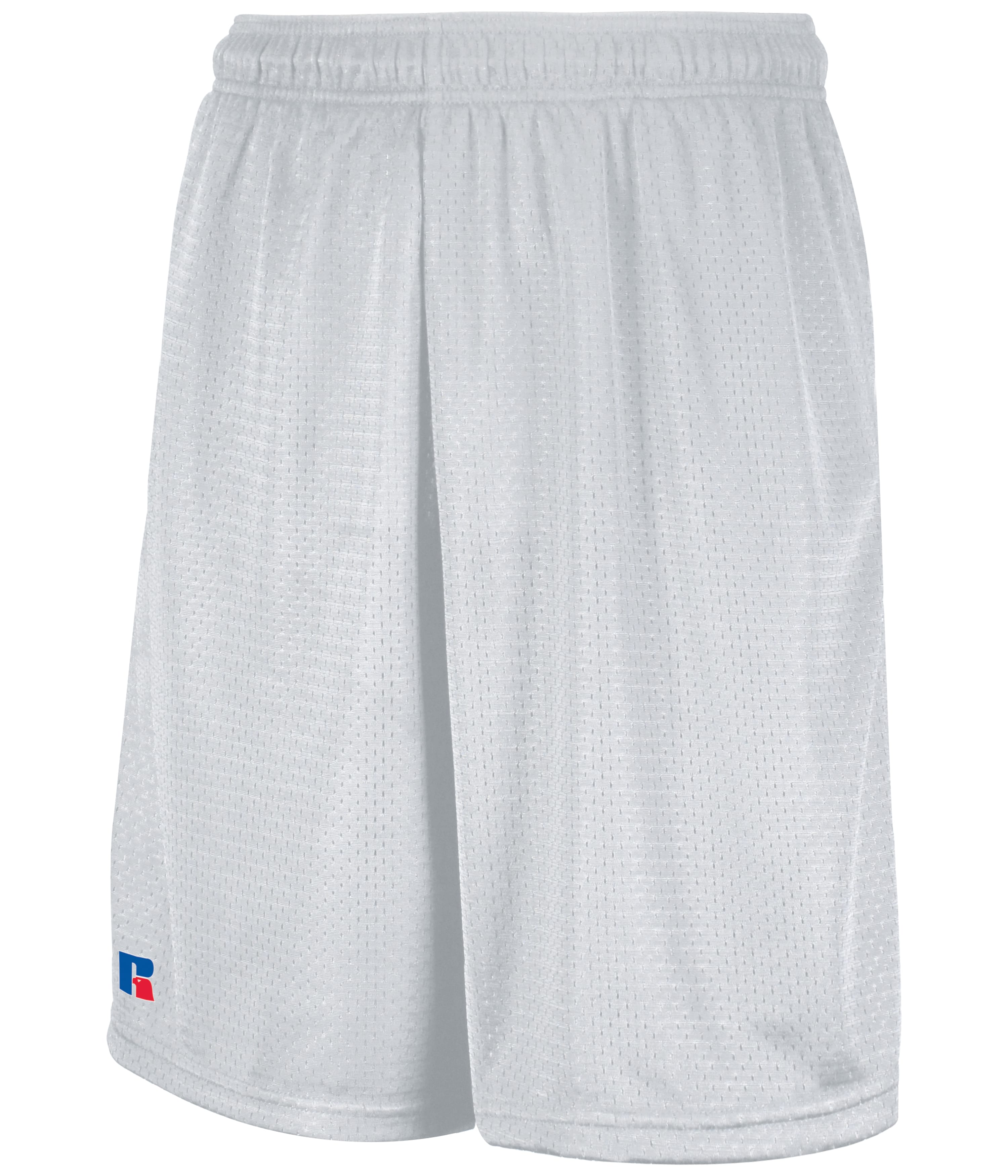 Russell Athletic Mesh Shorts With Pockets in White