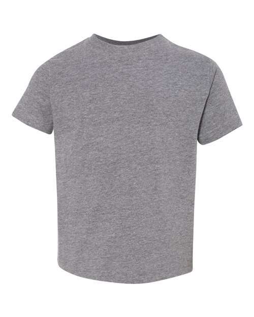 Rabbit Skins Toddler Fine Jersey Tee in Graphite Heather