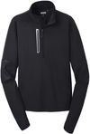 Am image of a Custom Ogio Fulcrum Quarter Zip in Blacktop!