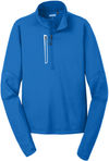 Am image of a Custom Ogio Fulcrum Quarter Zip in Electric Blue!
