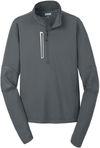 Am image of a Custom Ogio Fulcrum Quarter Zip in Gear Grey!