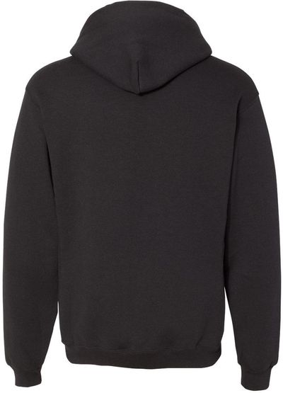 Am image of a Custom Russell Athletic Dri Power Fleece Hoodie in Black!