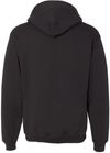Am image of a Custom Russell Athletic Dri Power Fleece Hoodie in Black!