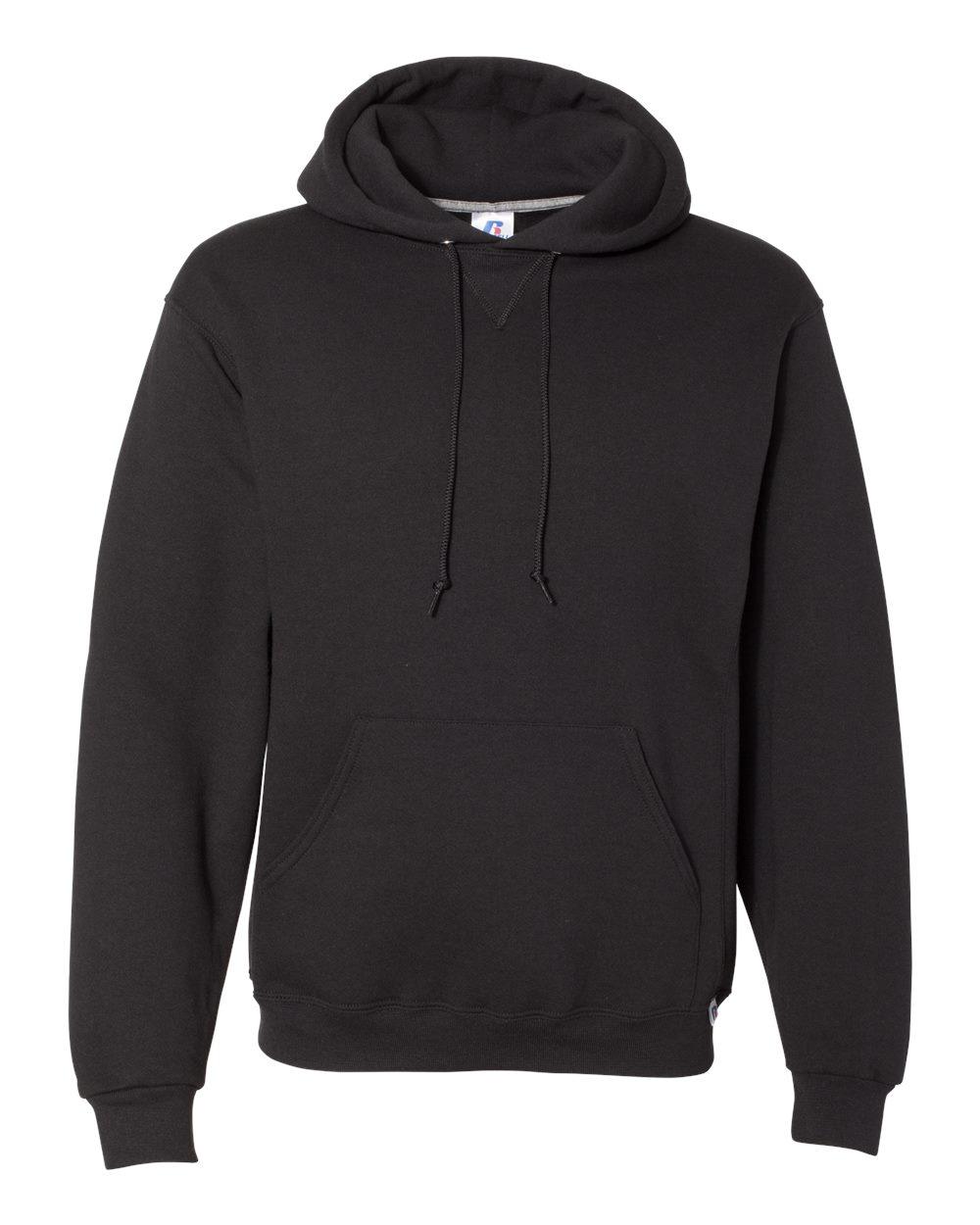 Russell Athletic Dri Power Fleece Hoodie in Black