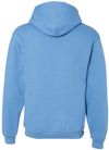 Am image of a Custom Russell Athletic Dri Power Fleece Hoodie in Collegiate Blue!