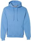 Am image of a Custom Russell Athletic Dri Power Fleece Hoodie in Collegiate Blue!
