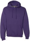 Am image of a Custom Russell Athletic Dri Power Fleece Hoodie in Purple!