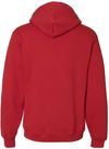 Am image of a Custom Russell Athletic Dri Power Fleece Hoodie in True Red!