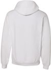 Am image of a Custom Russell Athletic Dri Power Fleece Hoodie in White!