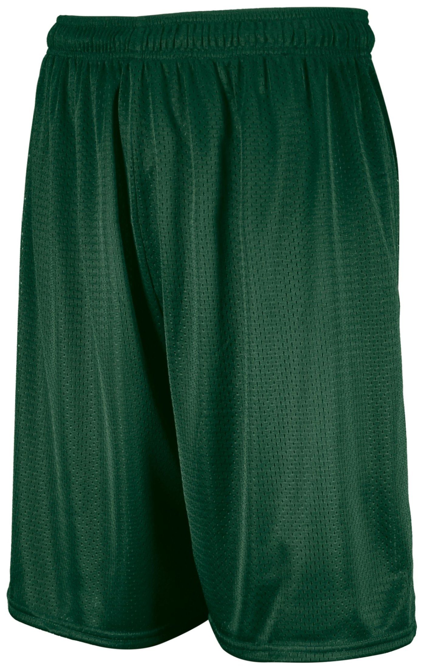 Russell Athletics Youth Dri Power Mesh Shorts in Dark Green