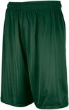Am image of a Custom Russell Athletics Youth Dri Power Mesh Shorts in Dark Green!