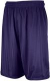 Am image of a Custom Russell Athletics Youth Dri Power Mesh Shorts in Purple!