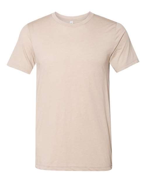 Bella and Canvas Unisex Triblend Tee in Tan Triblend