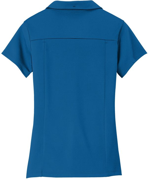 Am image of a Custom Ogio Ladies Framework Polo in Bolt Blue!