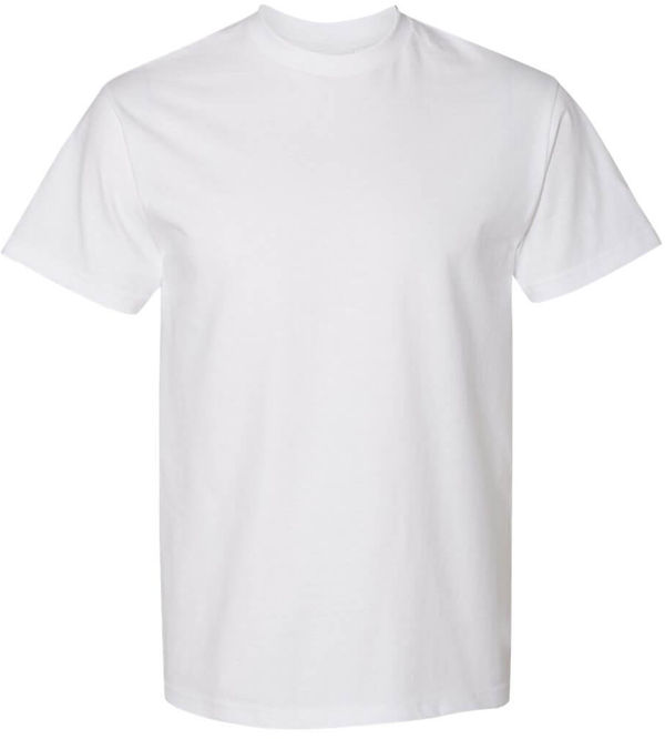 Am image of a Custom Gildan Hammer Shirt in White!