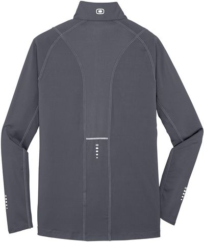 Am image of a Custom Ogio Nexus Quarter Zip Pullover in Gear Grey!