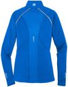 Am image of a Custom Ogio Ladies Nexus Quarter Zip Pullover in Electric Blue!