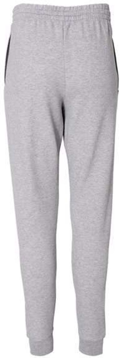 Am image of a Custom JERZEES NuBlend Joggers in Athletic Heather!