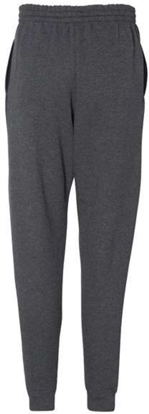 Am image of a Custom JERZEES NuBlend Joggers in Black Heather!