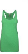 Am image of a Custom Next Level Ladies Tri Blend Racerback Tank in Envy!