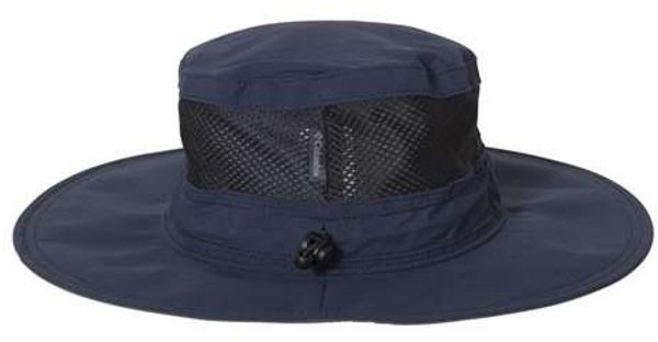 Am image of a Custom Columbia Bora Bora Booney in Collegiate Navy!