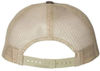 Am image of a Custom Richardson Low Pro Trucker Cap in Brown/Khaki!