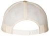 Am image of a Custom Richardson Low Pro Trucker Cap in Heather Grey/Birch/Amber Gold!