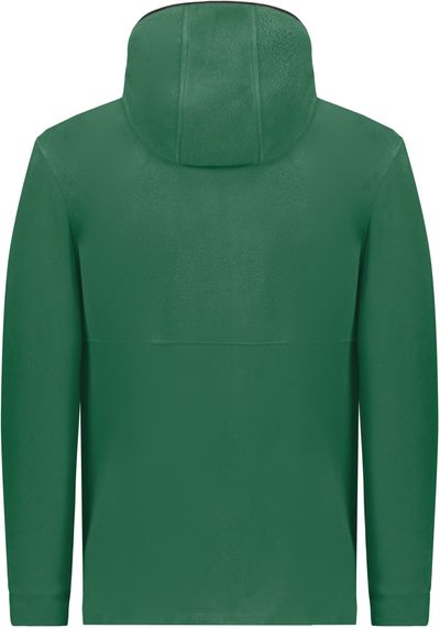 Am image of a Custom Augusta Fleece 2 Full Zip Hoodie in Dark Green!