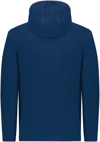 Am image of a Custom Augusta Fleece 2 Full Zip Hoodie in Navy!