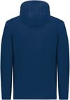 Am image of a Custom Augusta Fleece 2 Full Zip Hoodie in Navy!