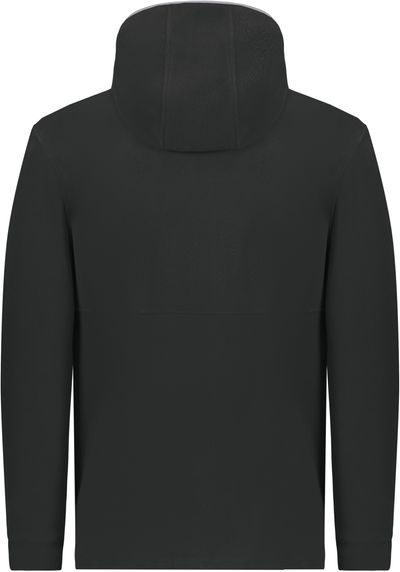 Am image of a Custom Augusta Fleece 2 Full Zip Hoodie in Black!