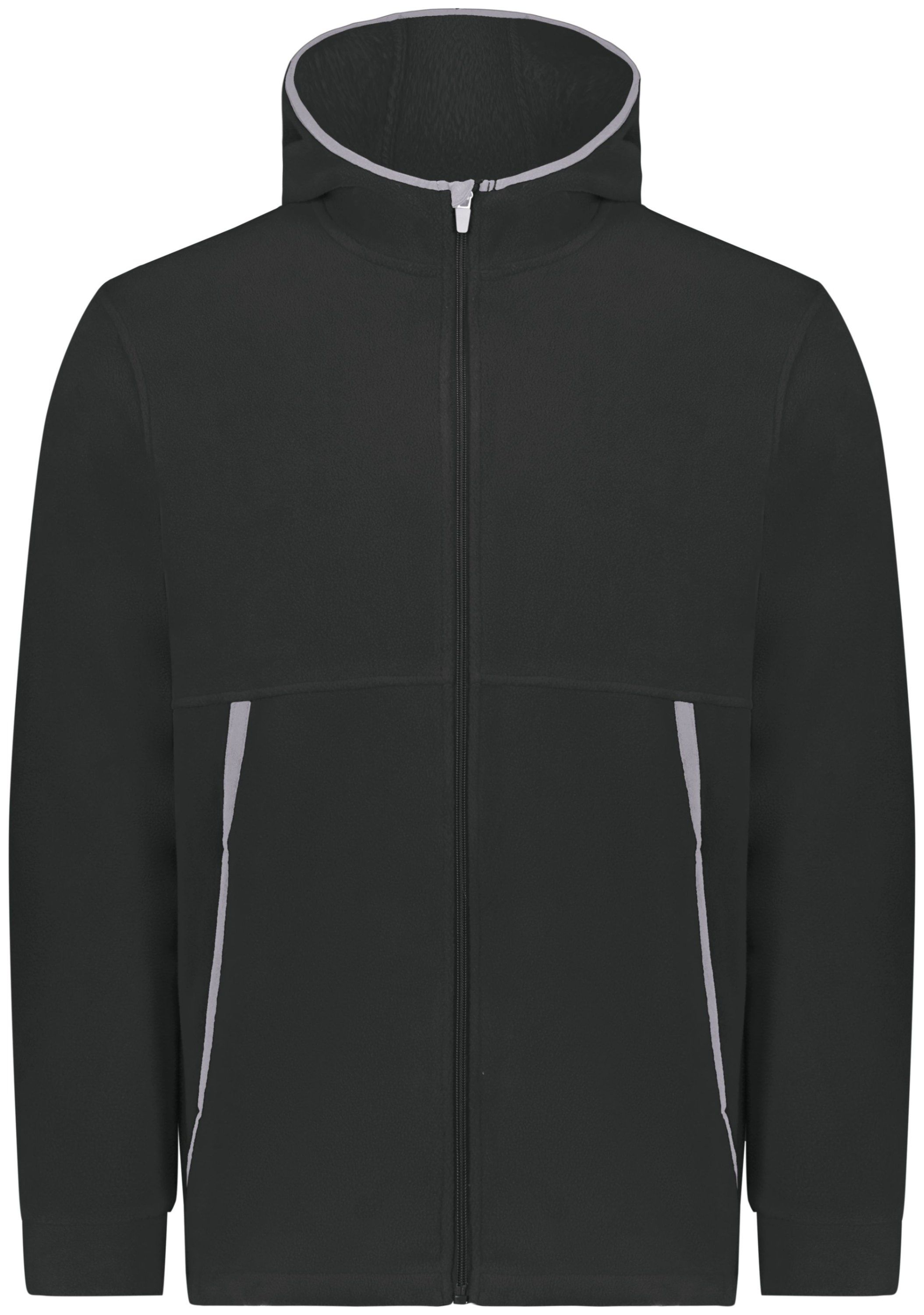 Augusta Fleece 2 Full Zip Hoodie in Black