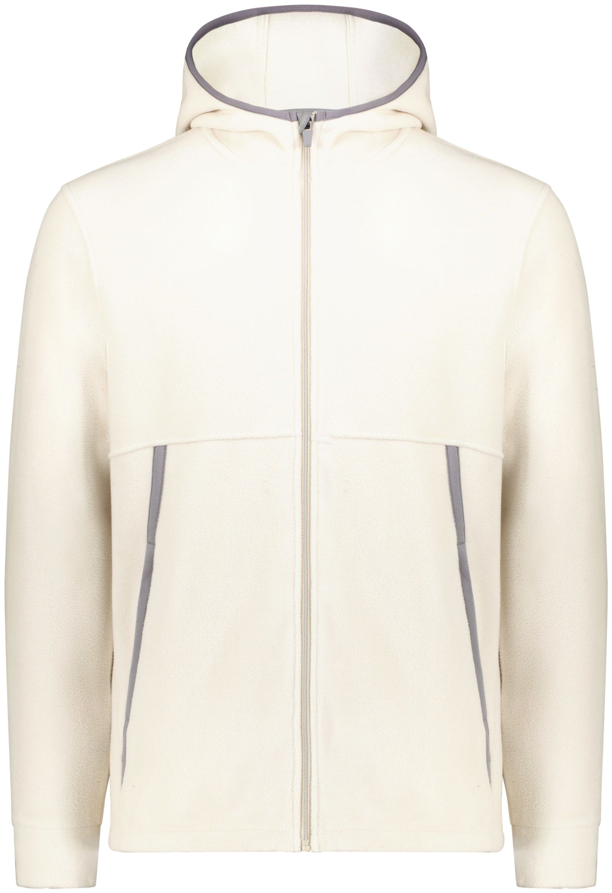 Augusta Fleece 2 Full Zip Hoodie in Oyster