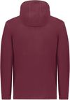 Am image of a Custom Augusta Fleece 2 Full Zip Hoodie in Maroon!