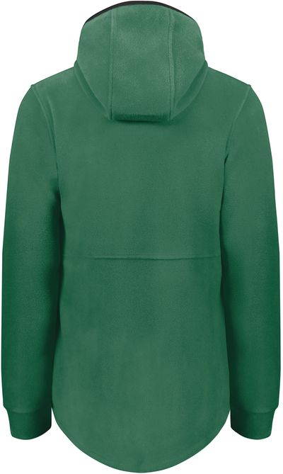 Am image of a Custom Augusta Ladies Chill Fleece 2 Full Zip Hoodie in Dark Green!
