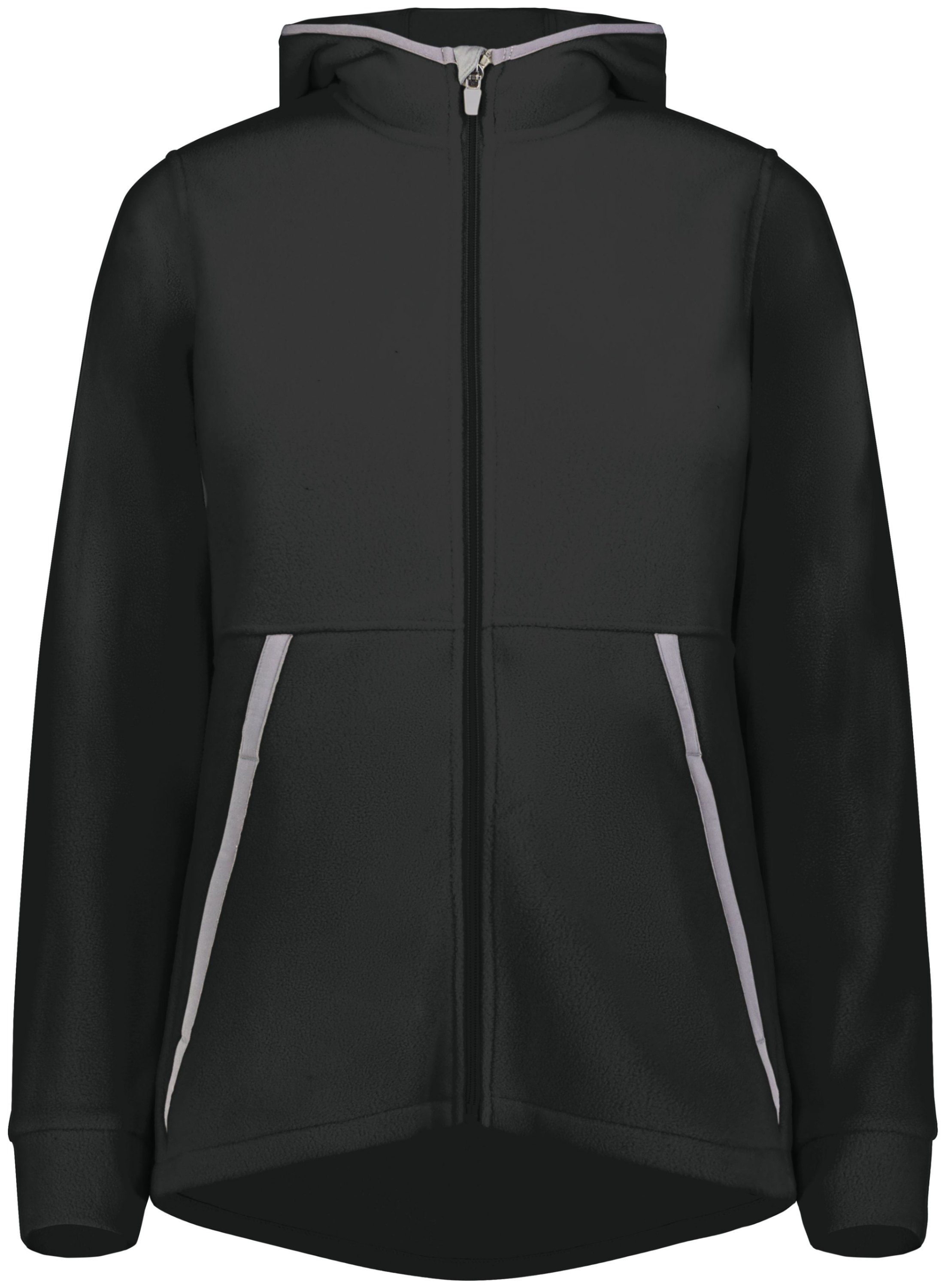 Augusta Ladies Chill Fleece 2 Full Zip Hoodie in Black