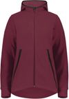 Am image of a Custom Augusta Ladies Chill Fleece 2 Full Zip Hoodie in Maroon!