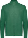 Am image of a Custom Augusta Micro Lite Fleece Full Zip Jacket in Dark Green!