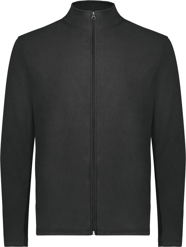 Am image of a Custom Augusta Micro Lite Fleece Full Zip Jacket in Black!