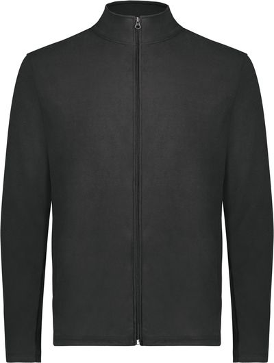 Am image of a Custom Augusta Micro Lite Fleece Full Zip Jacket in Black!