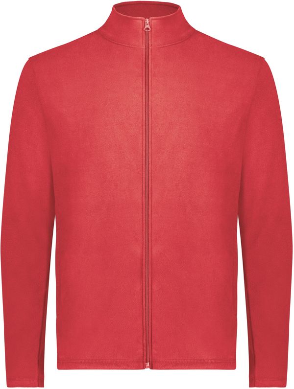 An image of a Custom Augusta Micro Lite Fleece Full Zip Jacket in Scarlet!