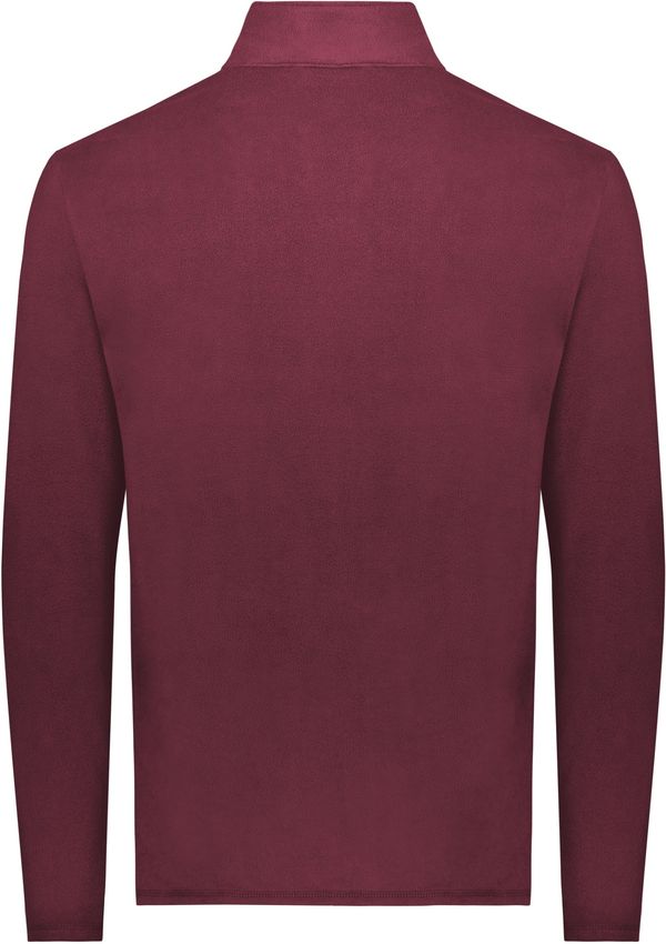 Am image of a Custom Augusta Micro Lite Fleece Full Zip Jacket in Maroon!