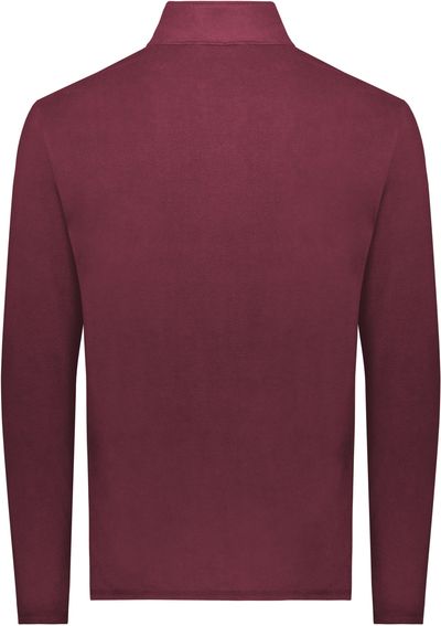 Am image of a Custom Augusta Micro Lite Fleece Full Zip Jacket in Maroon!
