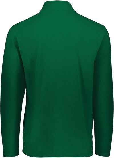 Am image of a Custom Augusta Micro Lite Fleece Quarter Zip Pullover in Dark Green!