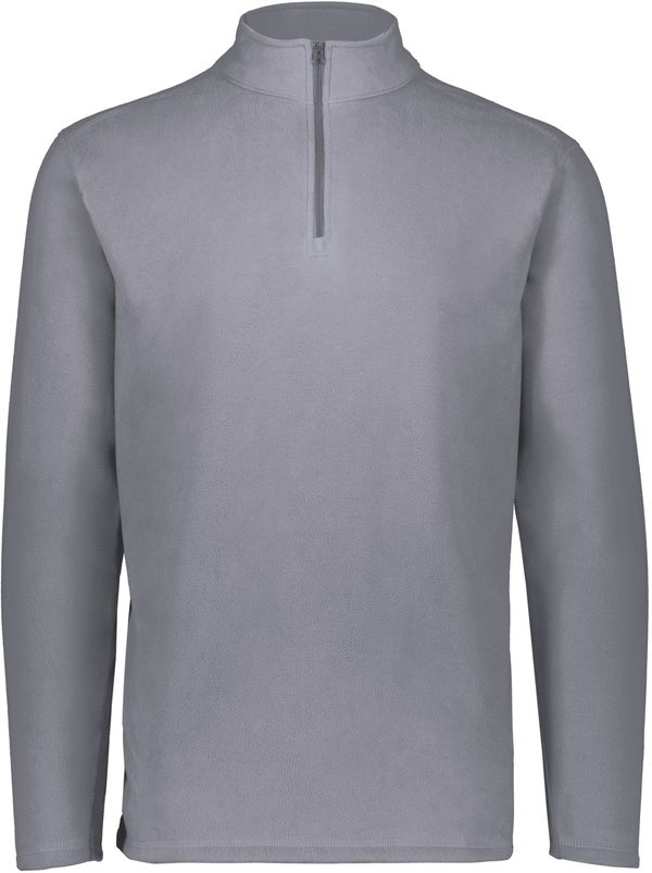 Am image of a Custom Augusta Micro Lite Fleece Quarter Zip Pullover in Graphite!
