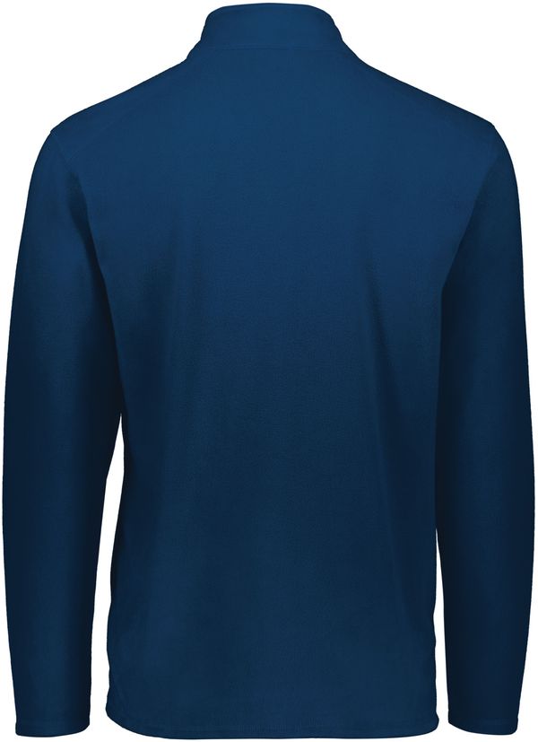 Am image of a Custom Augusta Micro Lite Fleece Quarter Zip Pullover in Navy!