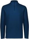 Am image of a Custom Augusta Micro Lite Fleece Quarter Zip Pullover in Navy!