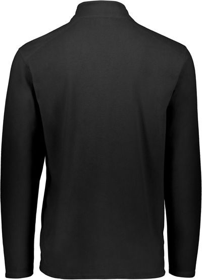 Am image of a Custom Augusta Micro Lite Fleece Quarter Zip Pullover in Black!